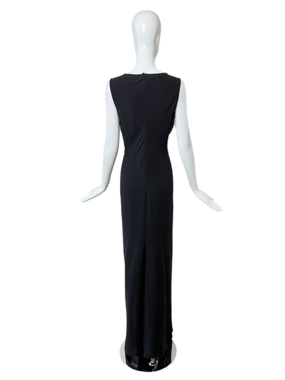 ARMANI COLLEZIONI 2011 Vintage Silk Embellished Evening Gown
