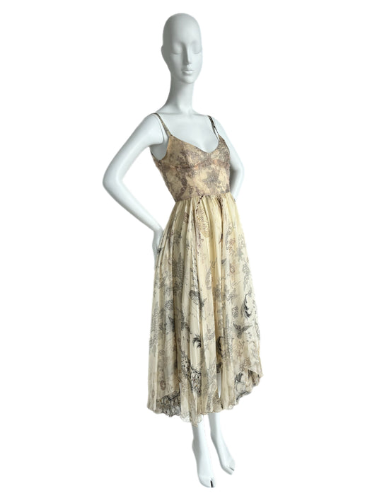 CHRISTIAN LACROIX 2006 Vintage Runway Silk Fairy Dress