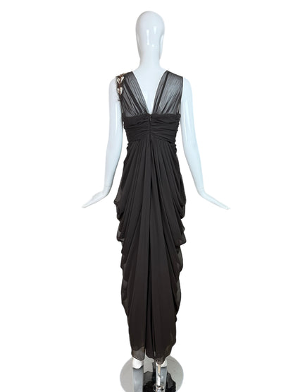VERA WANG 2006 Vintage Runway Grecian Gown