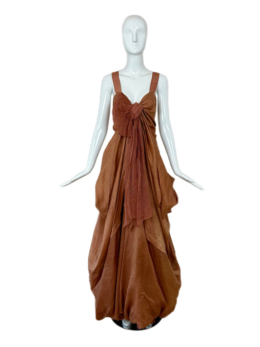 DONNA KARAN 2008 Vintage Runway Sample 1:1 Evening Ball Gown