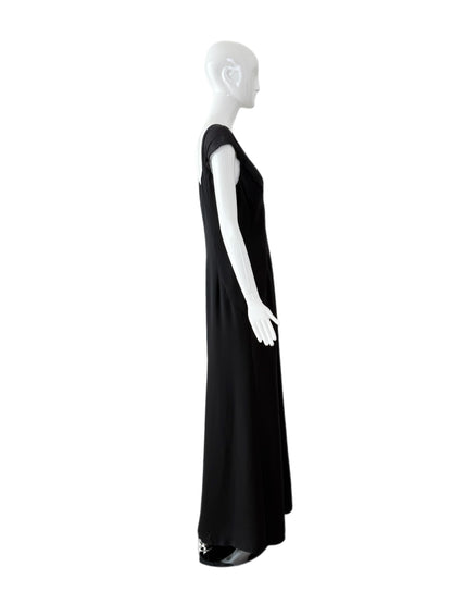 VALENTINO Vintage Black Evening Gown