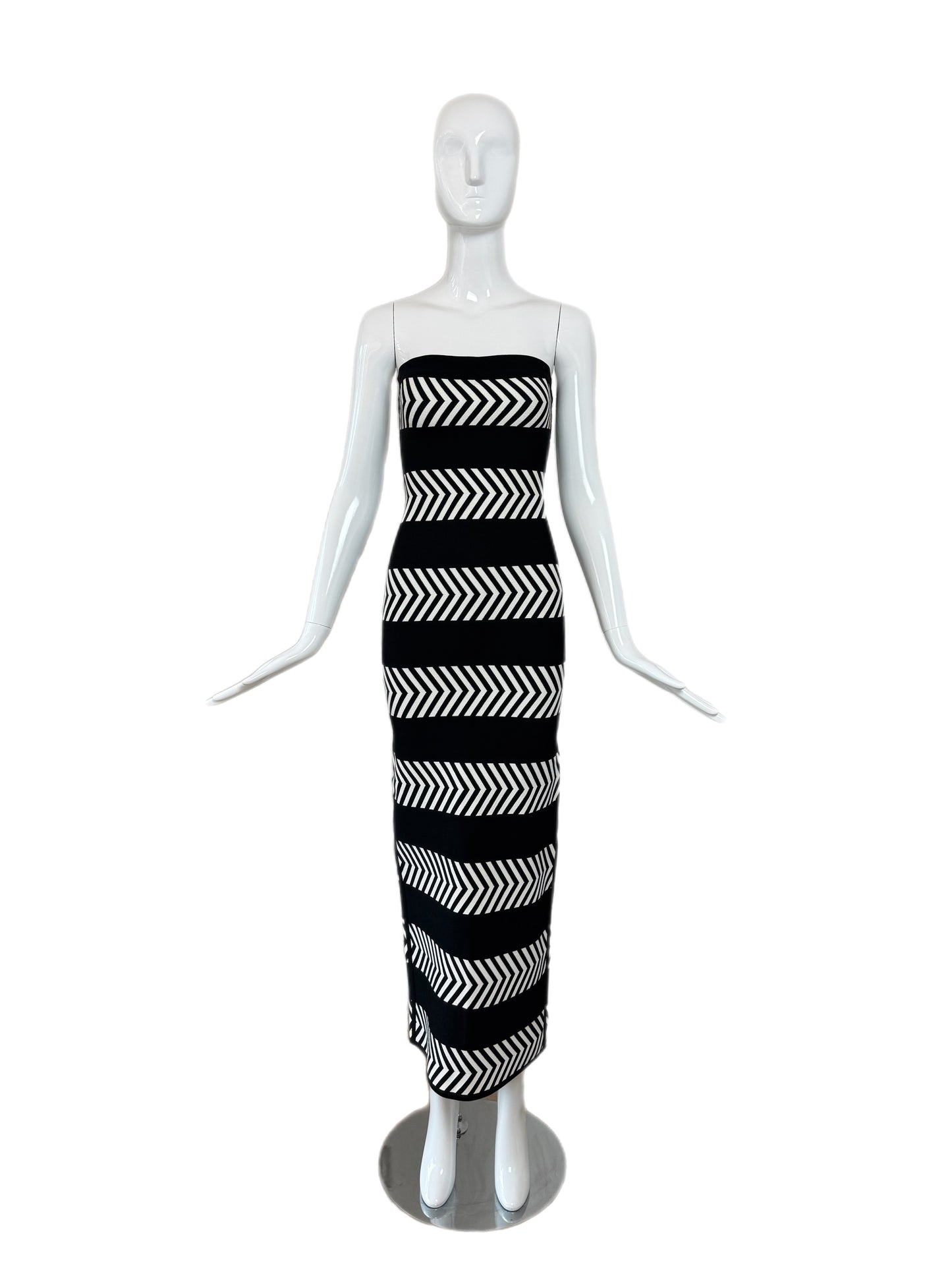 90s vintage Herve Leger runway gown for sale
