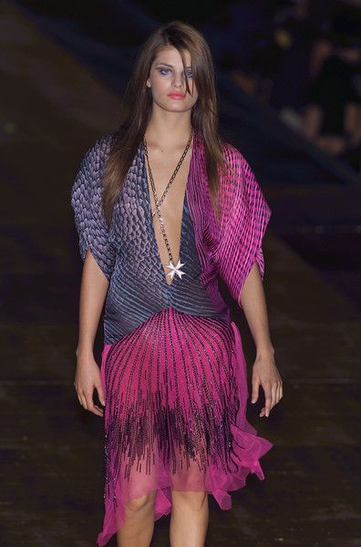 ROBERTO CAVALLI 2001 Vintage Silk Beaded Dress