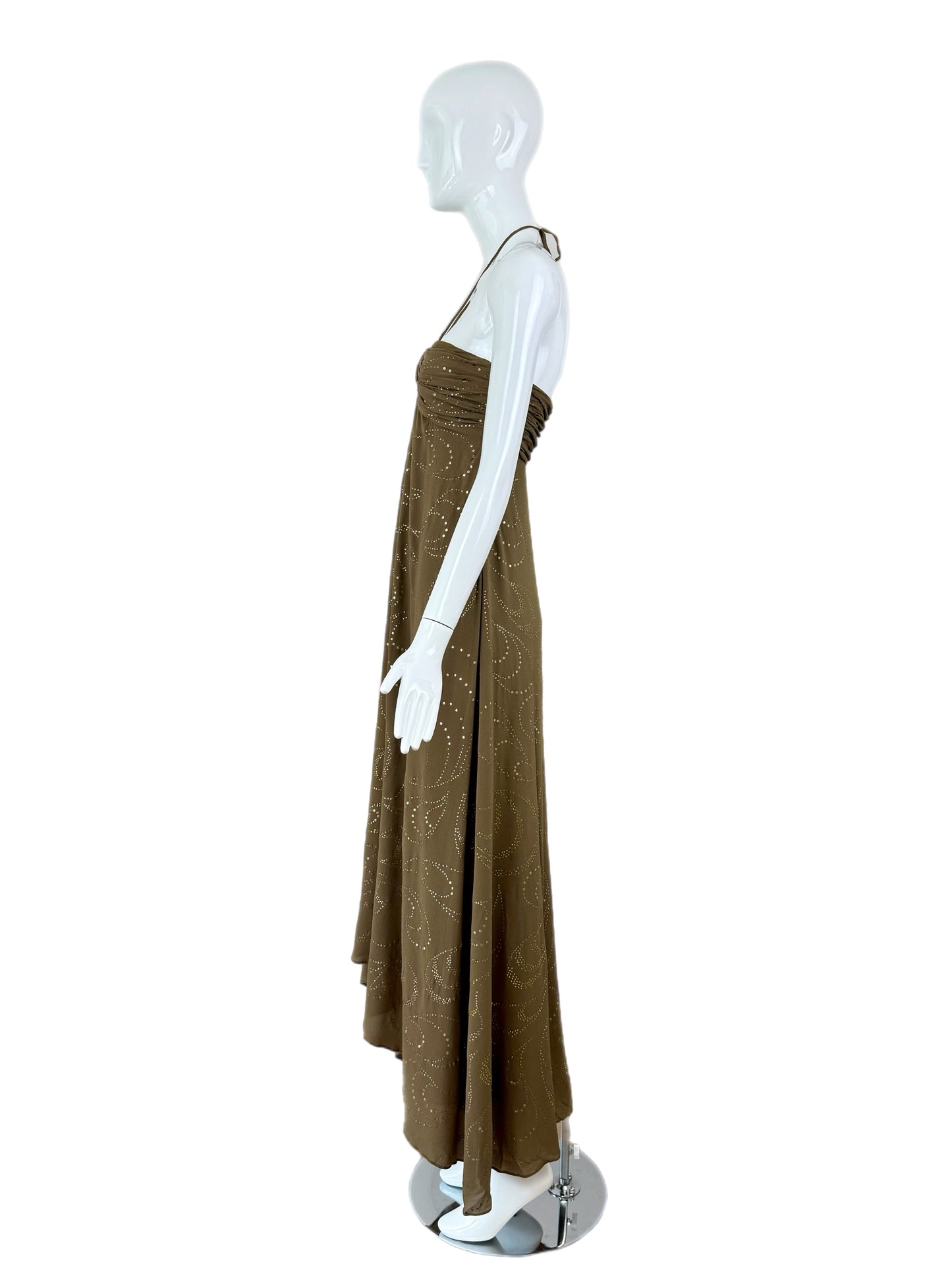 CELINE by MICHAEL KORS 2003 Vintage Runway Silk Maxi Dress