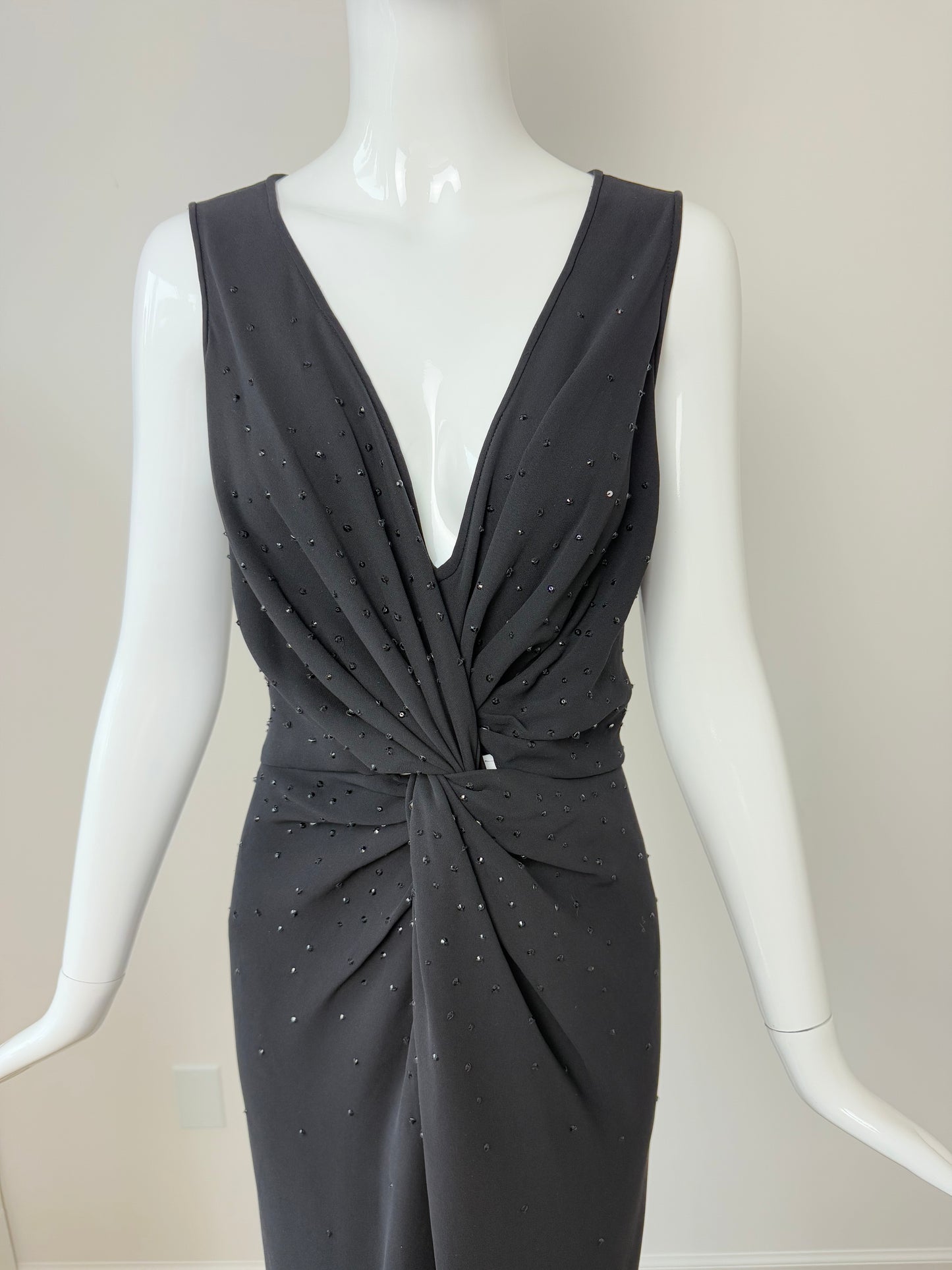 ARMANI COLLEZIONI 2011 Vintage Silk Embellished Evening Gown