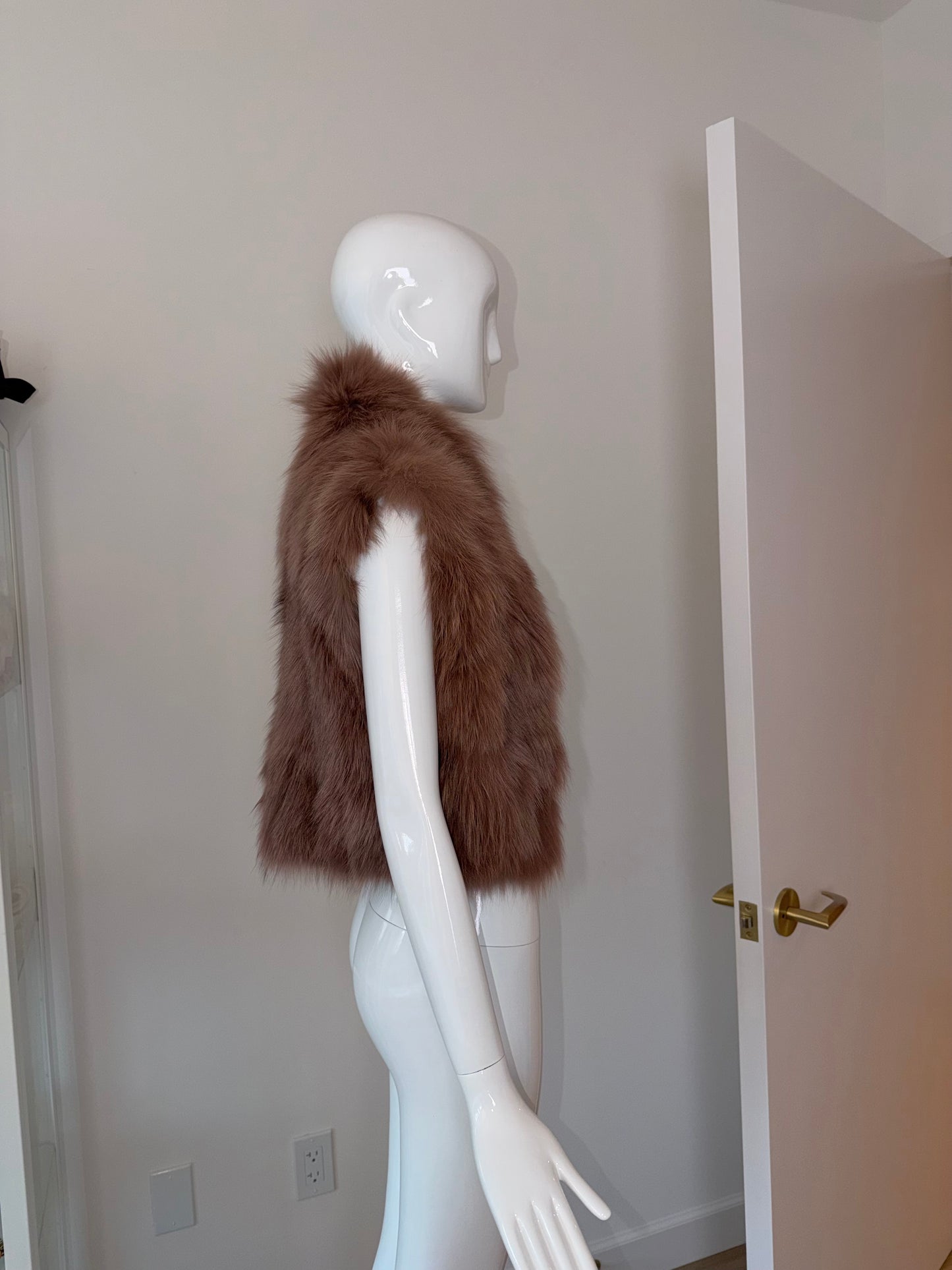 *USA ONLY* FAYCAL AMOR PLEIN SUD Vintage Fur Vest