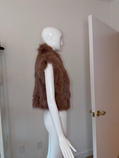 *USA ONLY* FAYCAL AMOR PLEIN SUD Vintage Fur Vest