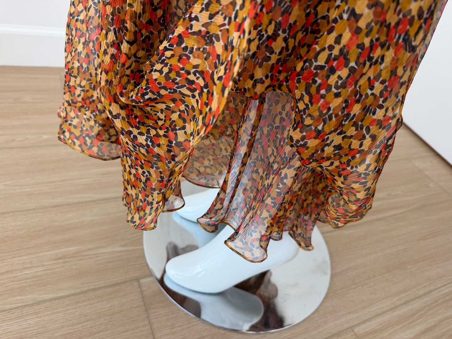 OSCAR DE LA RENTA 2006 Vintage Silk Chiffon Gown