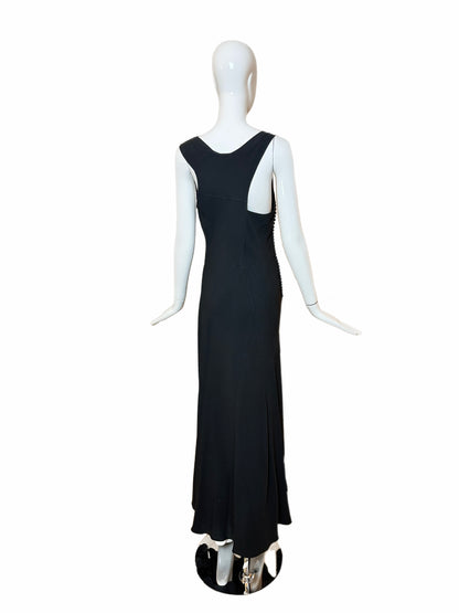 DIOR by JOHN GALLIANO 2007 Vintage Runway Black Evening Gown