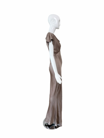 MARIA GRACHVOGEL Vintage Mauve Silk Evening Gown