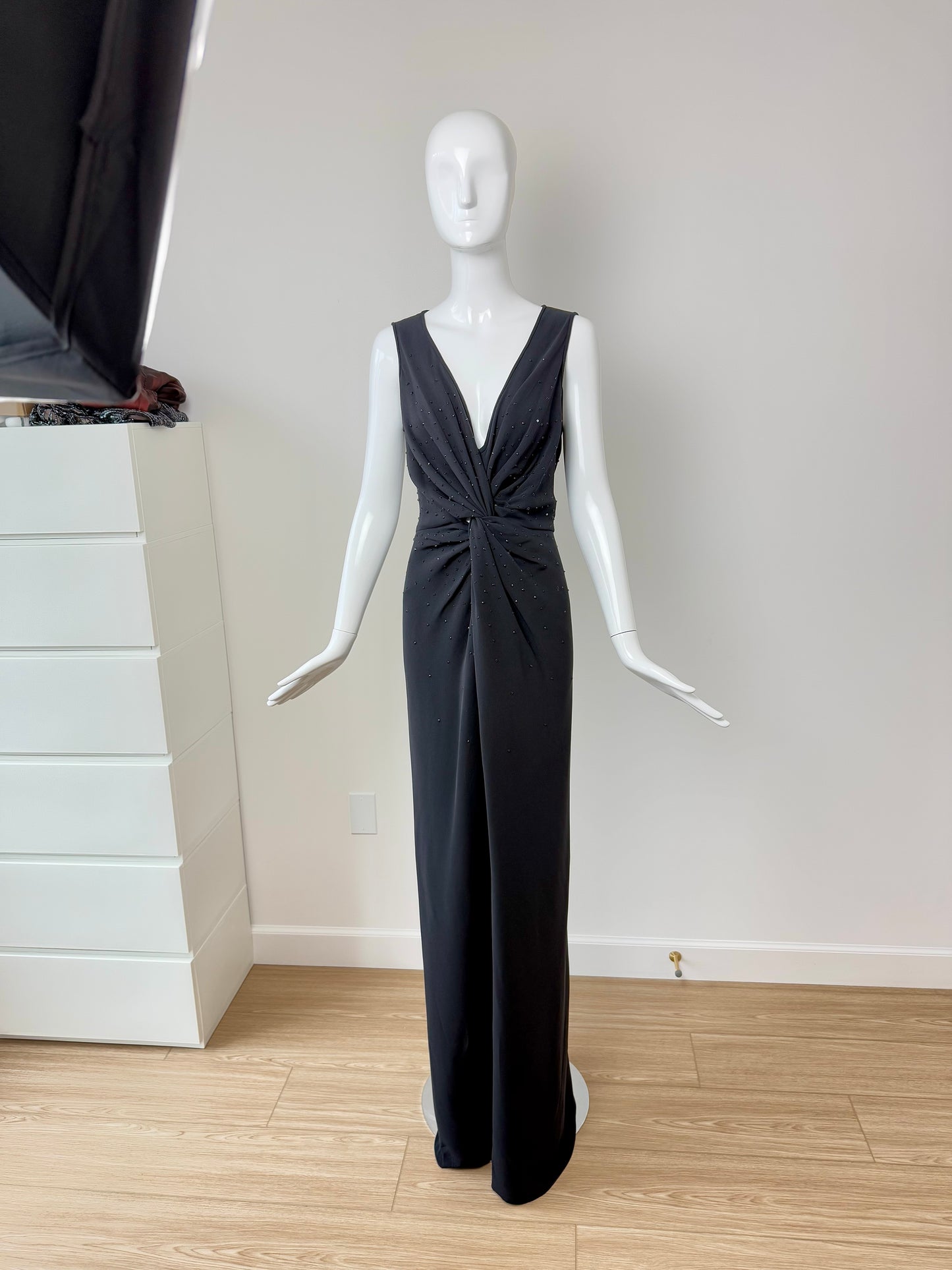 ARMANI COLLEZIONI 2011 Vintage Silk Embellished Evening Gown