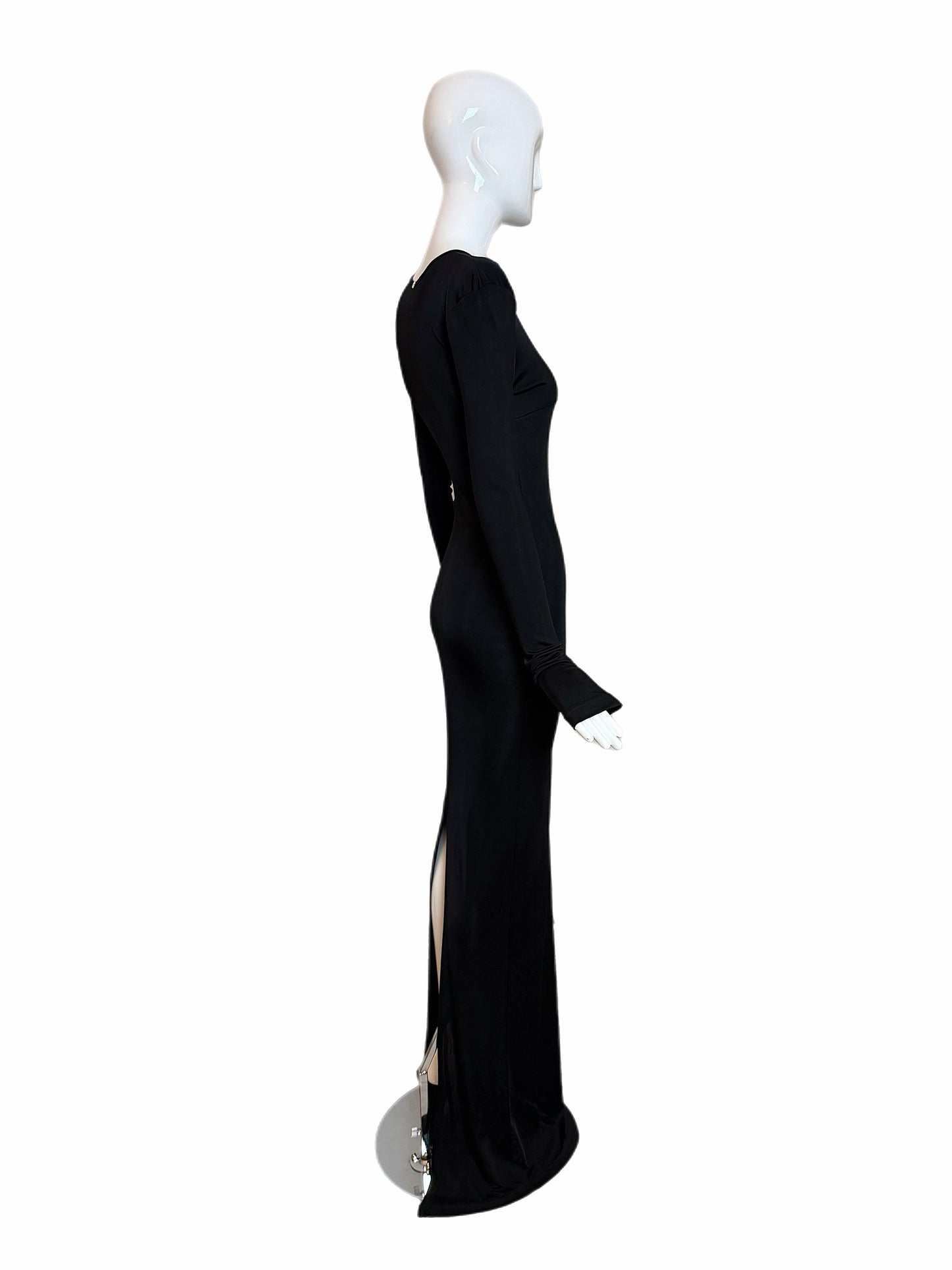 GUCCI by TOM FORD 2002 Vintage Slinky Body Hugging Extra Long Gown