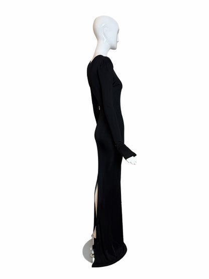 GUCCI by TOM FORD 2002 Vintage Slinky Body Hugging Extra Long Gown