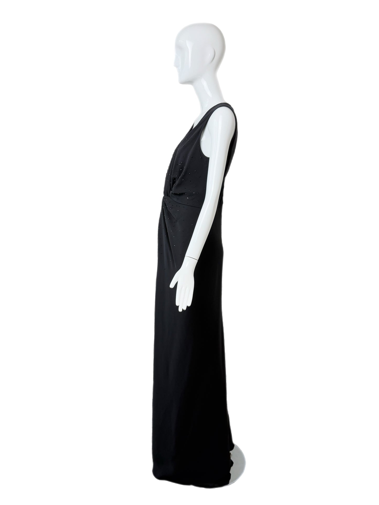 ARMANI COLLEZIONI 2011 Vintage Silk Embellished Evening Gown