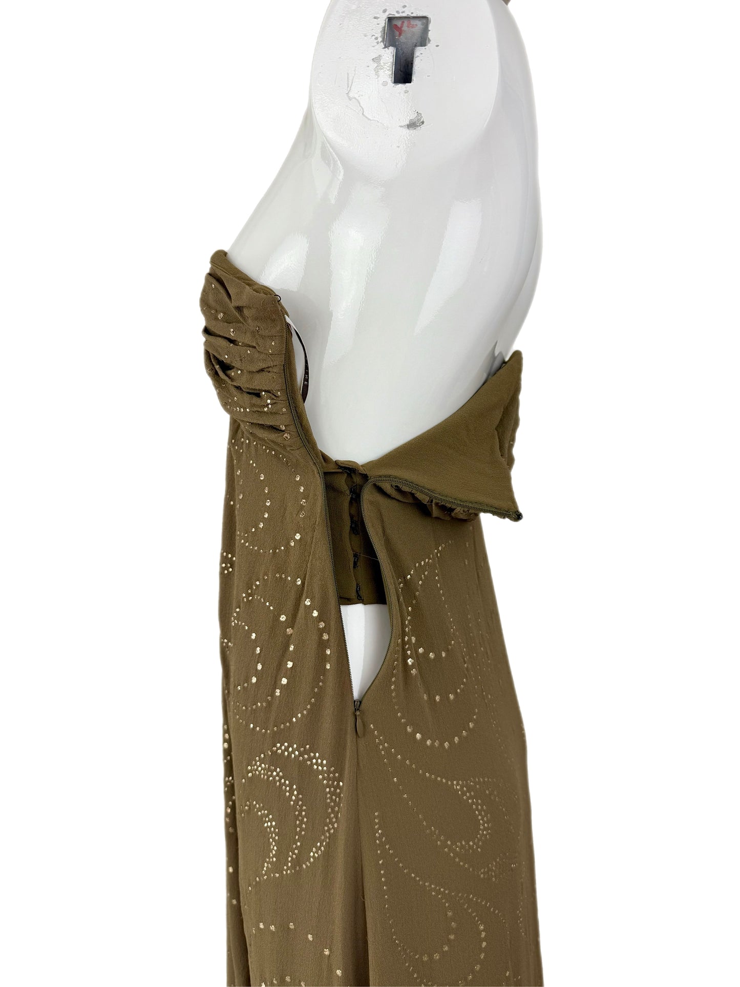 CELINE by MICHAEL KORS 2003 Vintage Runway Silk Maxi Dress