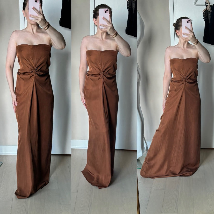 DONNA KARAN 80/90's Vintage Silk Evening Gown