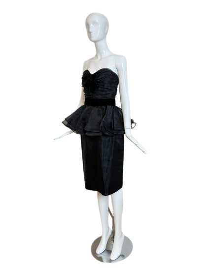 VICTOR COSTA 1986 Vintage Sample LBD