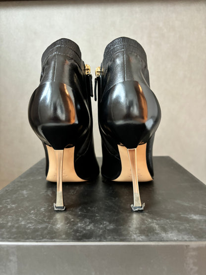 GUCCI by TOM FORD 1997 Metal Heel Leather Booties