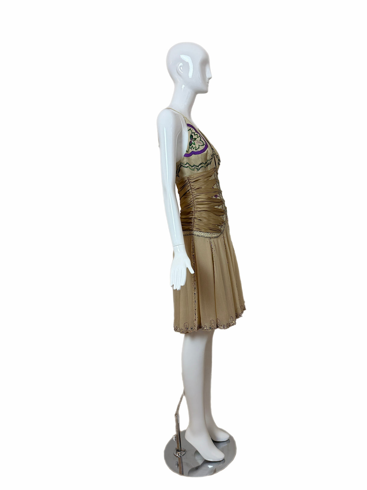 Mandalay Y2K Vintage Iconic Ruched Embellished Cocktail Dress
