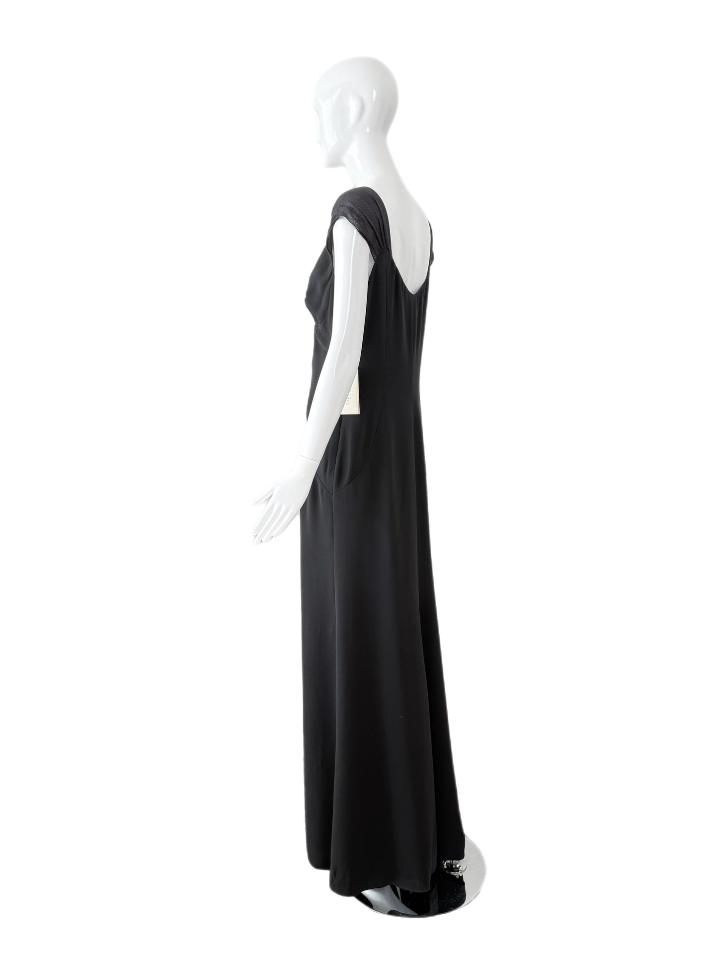 VALENTINO Vintage Black Evening Gown