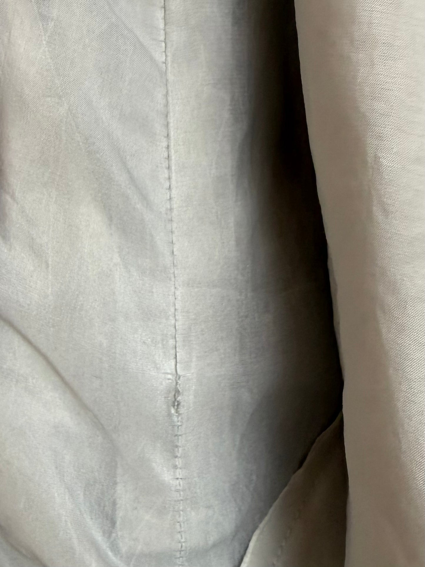 DONNA KARAN 2012 Vintage Runway Grey Gauzy Silk Blend Gown