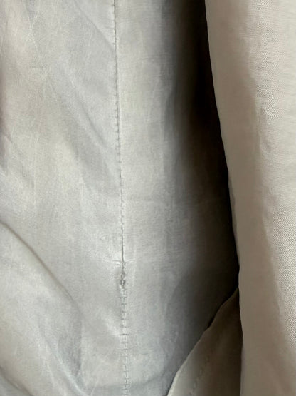 DONNA KARAN 2012 Vintage Runway Grey Gauzy Silk Blend Gown