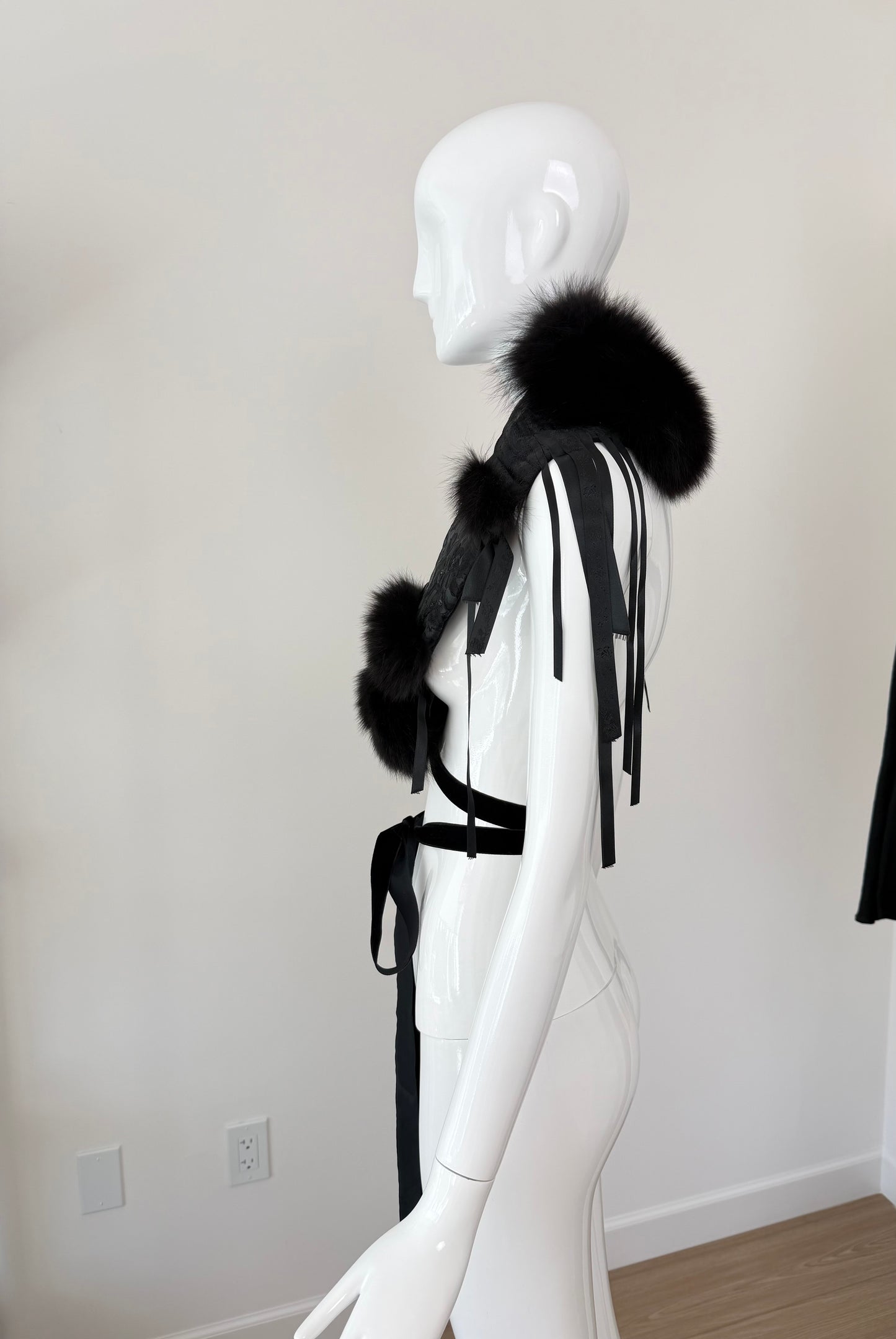 JOHN GALLIANO (USA ONLY REAL FUR) 2002 Vintage Fur Topper