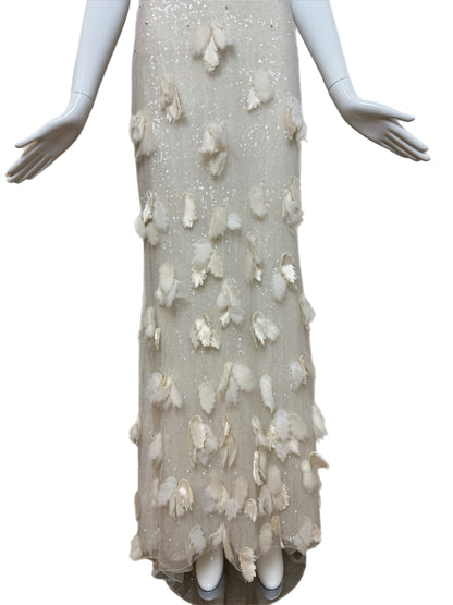BADGLEY MISCHKA COUTURE 2011 Vintage Runway Bridal Wedding Gown