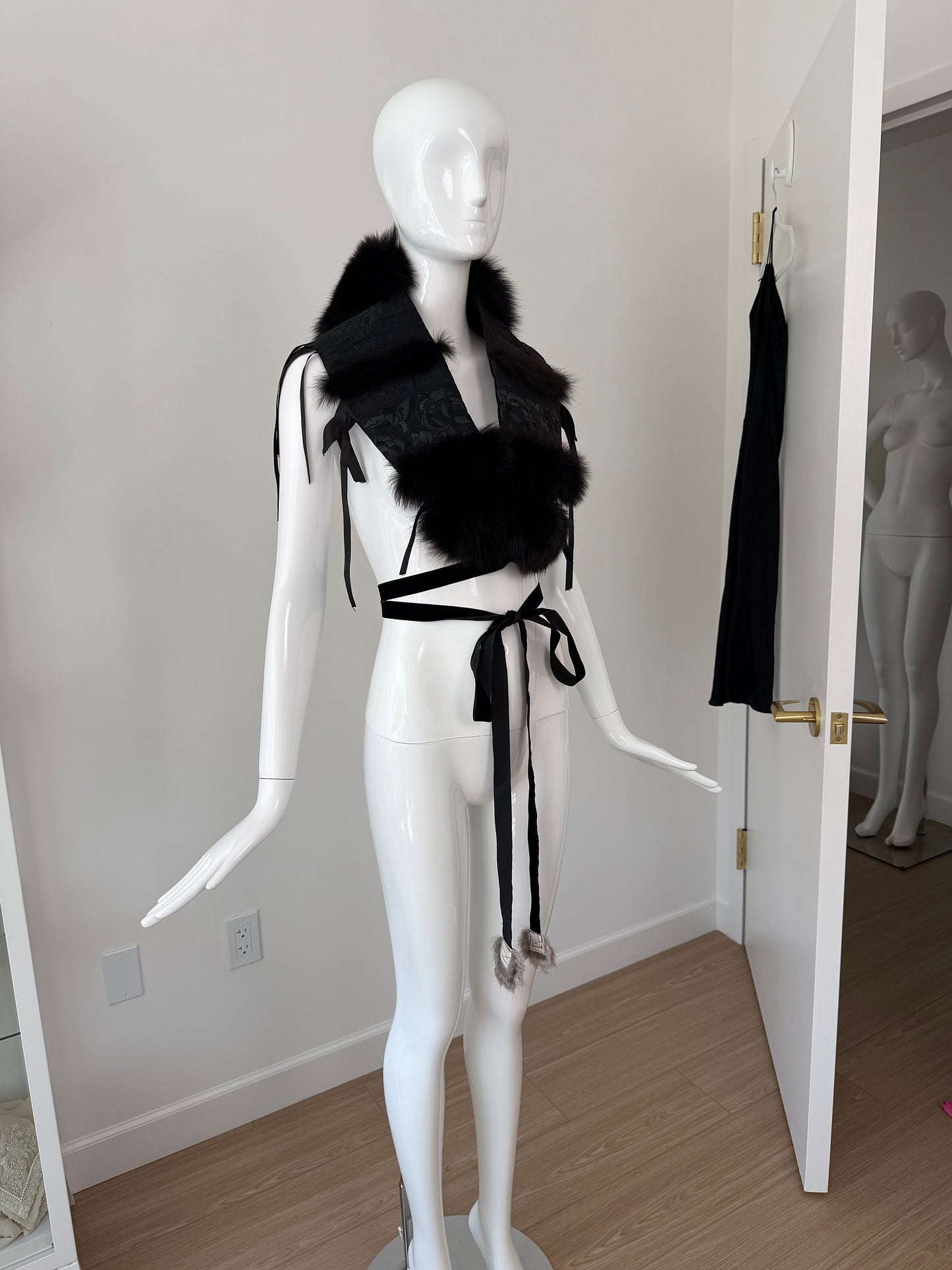 JOHN GALLIANO (USA ONLY REAL FUR) 2002 Vintage Fur Topper