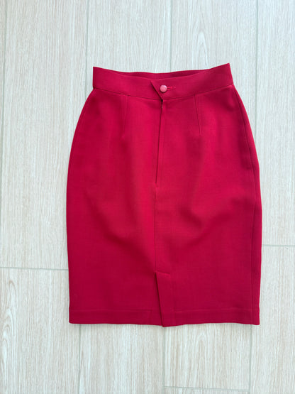 THIERRY MUGLER 80s/90s Vintage Cut-Out Skirt Suit
