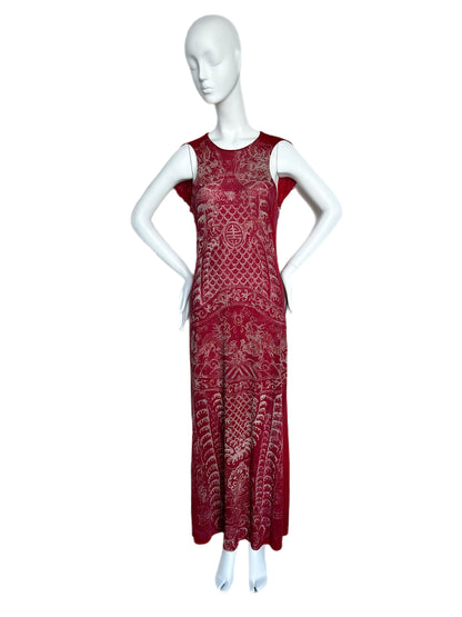 VIVIENNE TAM 1999 Vintage Runway Maxi Dress