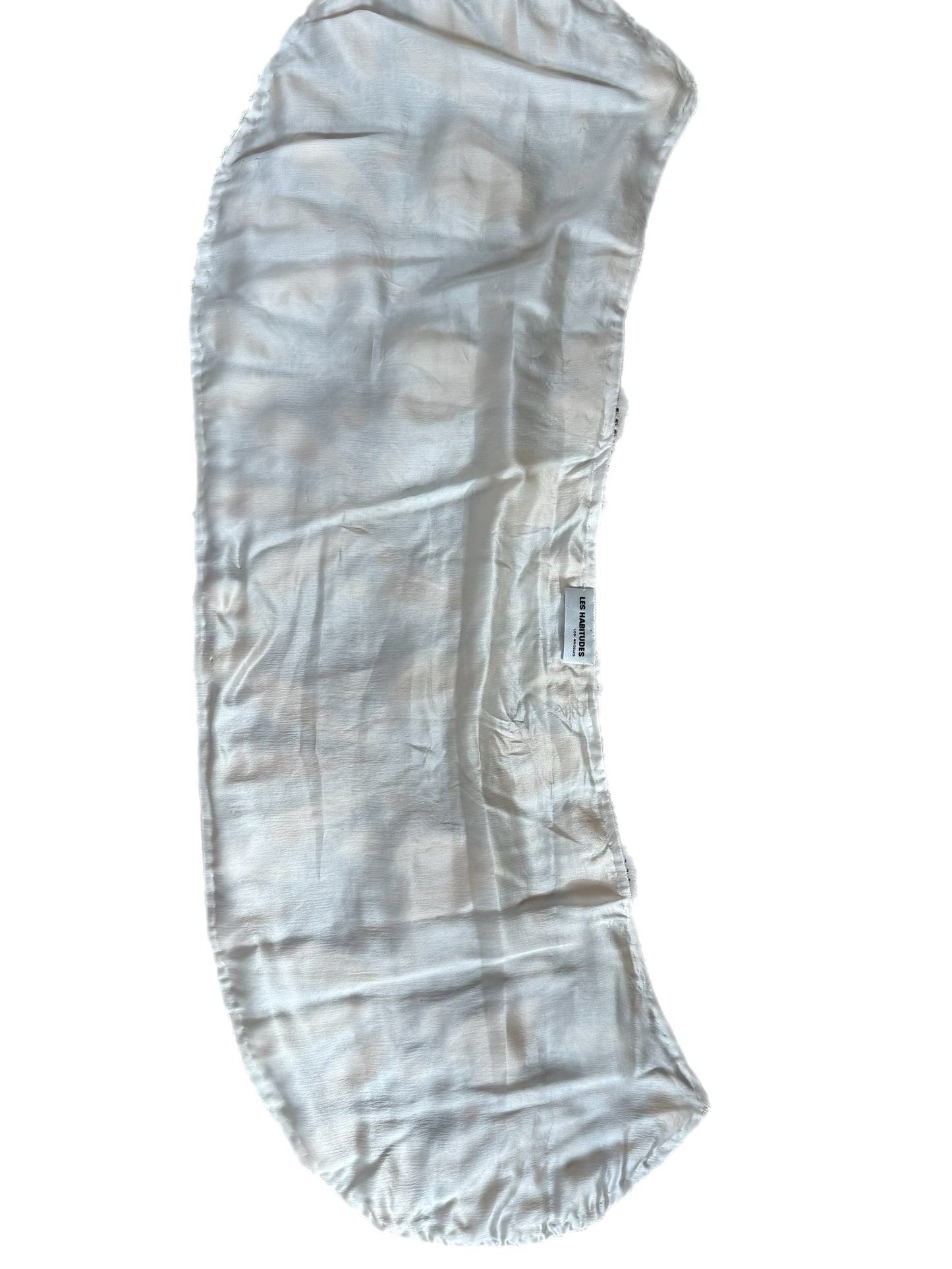 LES HABITUDES 90's Vintage Ivory Mink Pearl Crystal Capelet