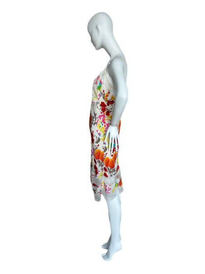 DIOR by JOHN GALLIANO 2006 Vintage Silk Floral Slip Dress