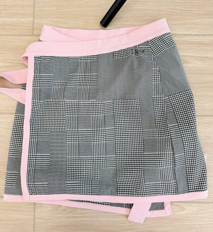 DIOR by JOHN GALLIANO c.'02 Vintage Houndstooth Gingham Cover-Up