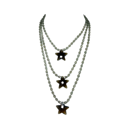 GIORGIO ARMANI 2005 Vintage Runway Star Layered Necklace