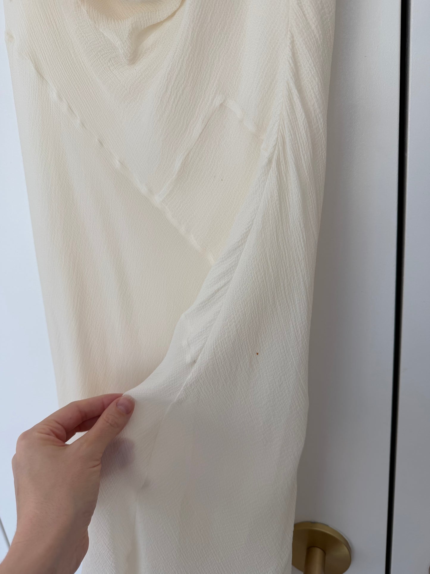 JOHN GALLIANO 2006 Vintage Silk Ivory White Slip Dress