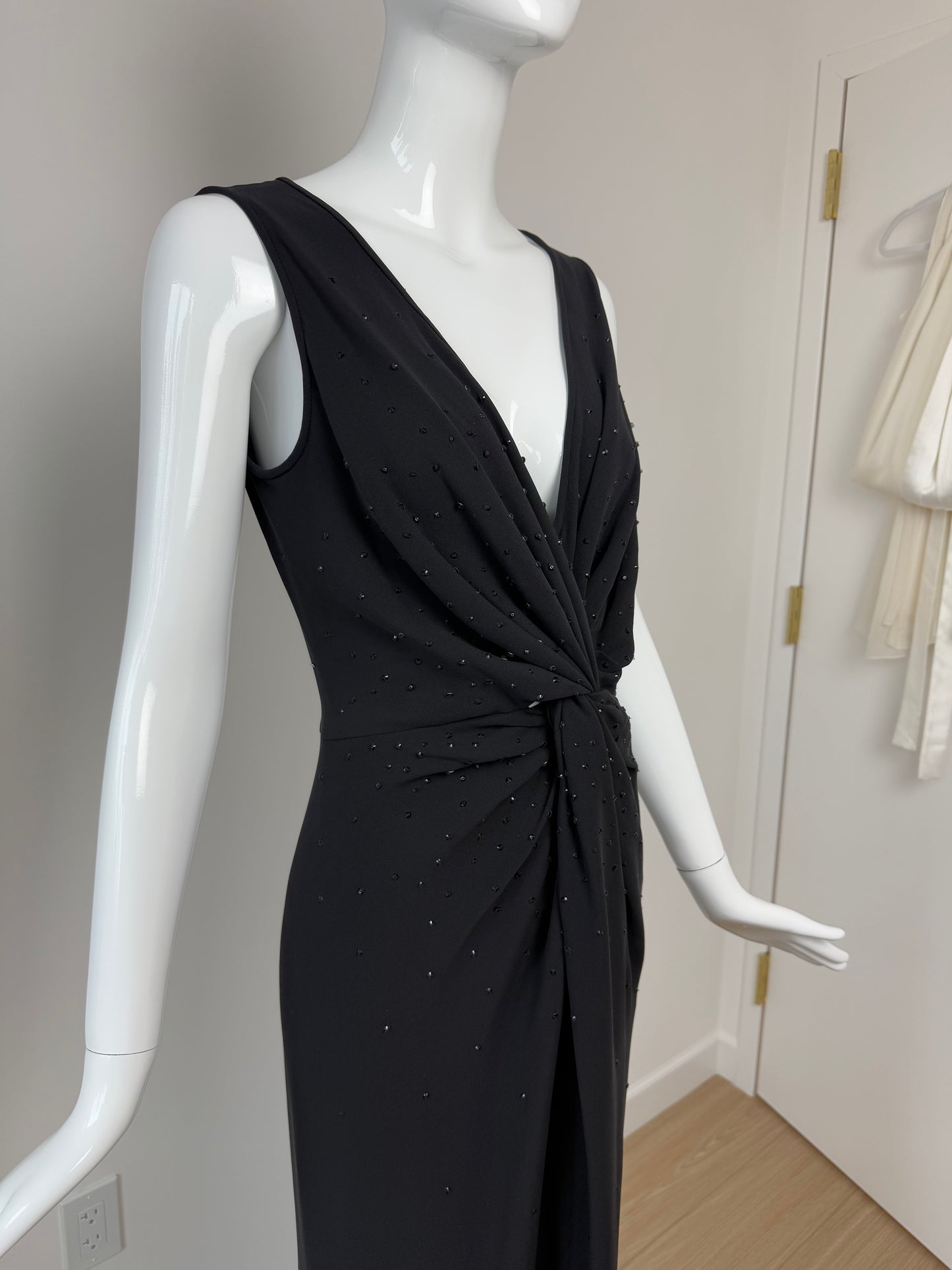ARMANI COLLEZIONI 2011 Vintage Silk Embellished Evening Gown