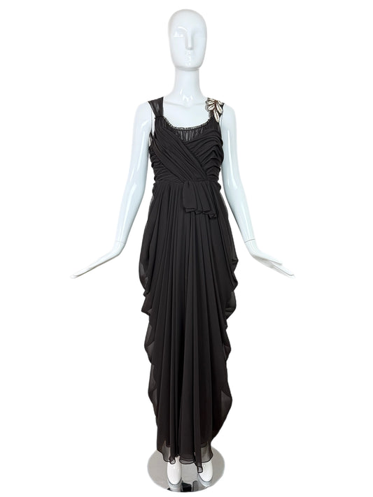 VERA WANG 2006 Vintage Runway Grecian Gown
