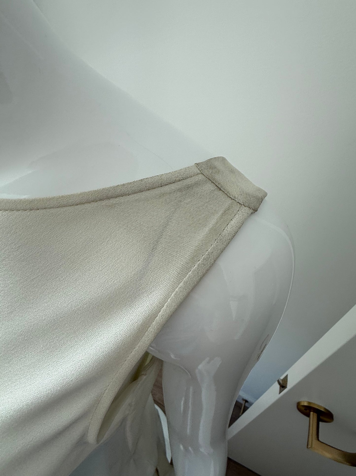 LES HABITUDES 90's Vintage Silk Backless Evening Gown