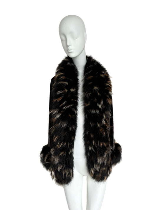 YVES SAINT LAURENT Fourrures 1970's Vintage Fur Coat