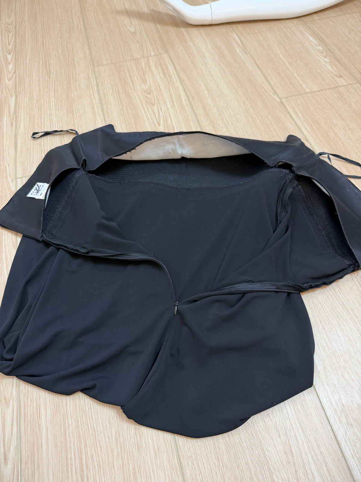 HERVE LEGER 90's Vintage Strapless Chenille Top Cocktail Dress