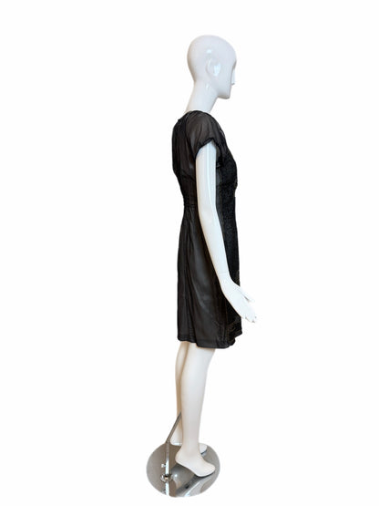 PHILOSOPHY DI ALBERTA FERRETTI Vintage Black Sequin Knee Length Dress