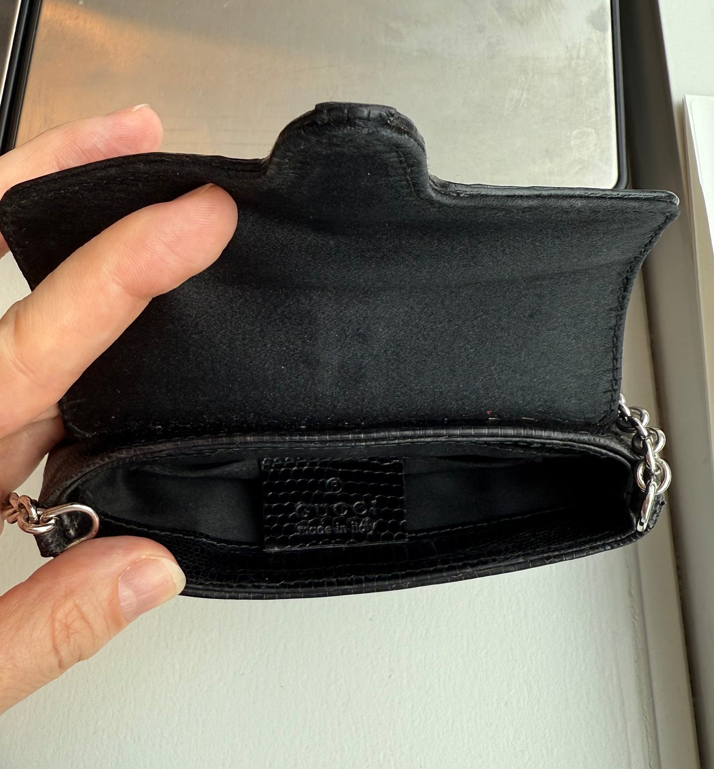 GUCCI by TOM FORD 2004 Vintage Crystal Lizard Mini Bag