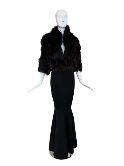 *USA ONLY* FAYCAL AMOR PLEIN SUD Vintage Fur Bolero