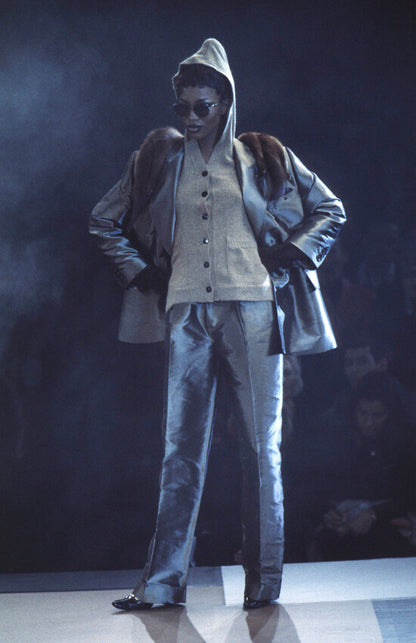 JEAN PAUL GAULTIER 90's Vintage Silk Double Breasted Pantsuit