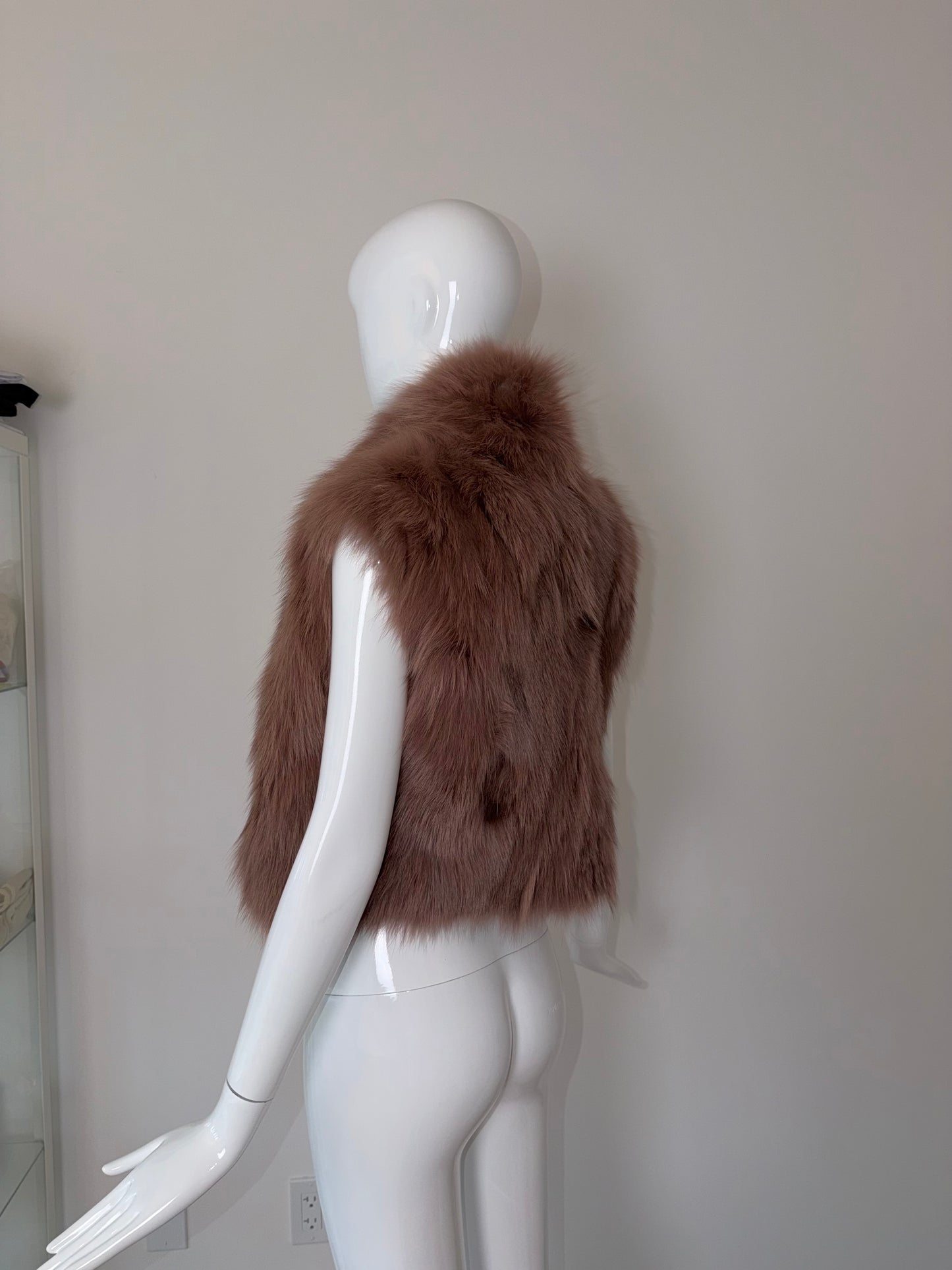 *USA ONLY* FAYCAL AMOR PLEIN SUD Vintage Fur Vest