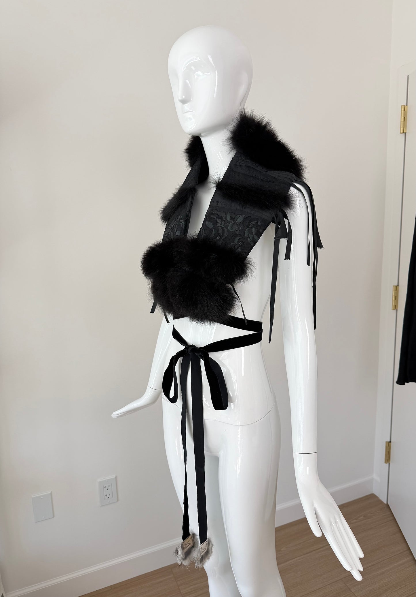 JOHN GALLIANO (USA ONLY REAL FUR) 2002 Vintage Fur Topper