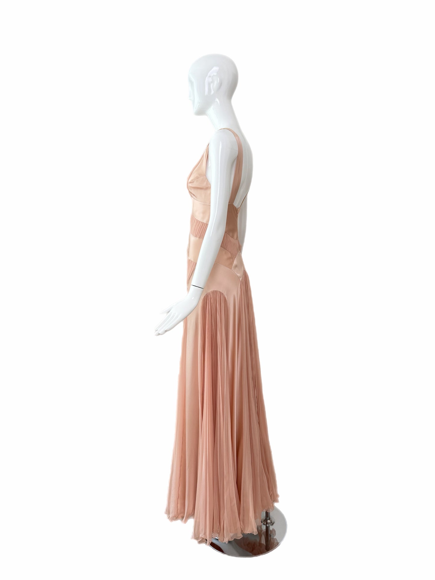 DIOR by JOHN GALLIANO 2003 Vintage Ballet Slipper Pink Silk Gown