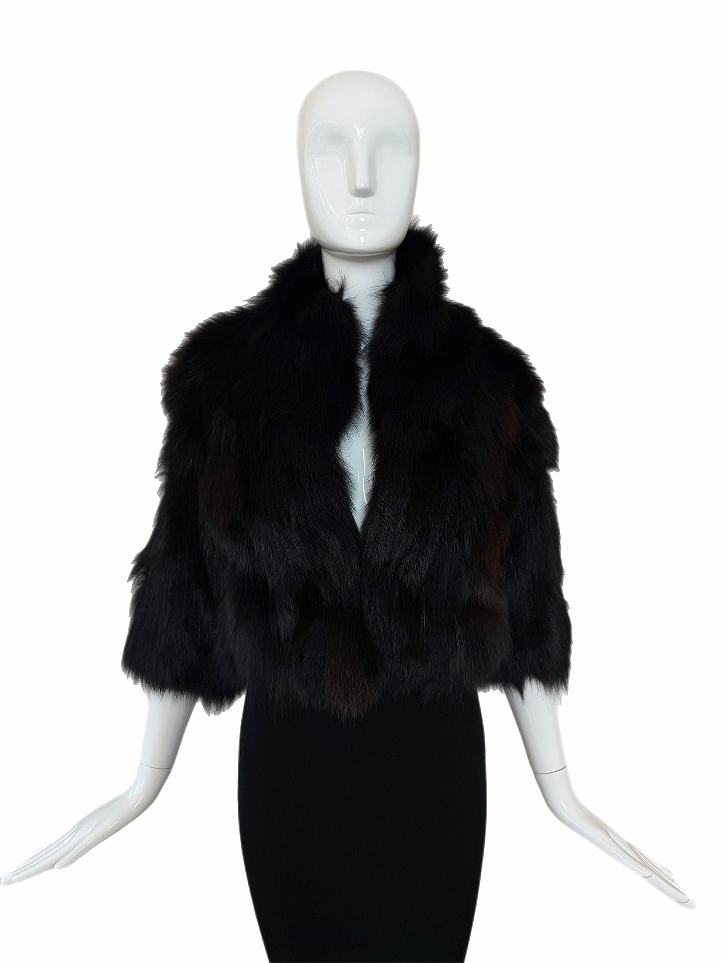 *USA ONLY* FAYCAL AMOR PLEIN SUD Vintage Fur Bolero
