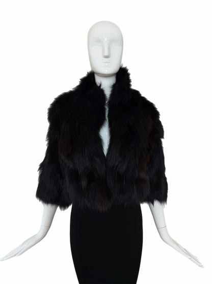 *USA ONLY* FAYCAL AMOR PLEIN SUD Vintage Fur Bolero